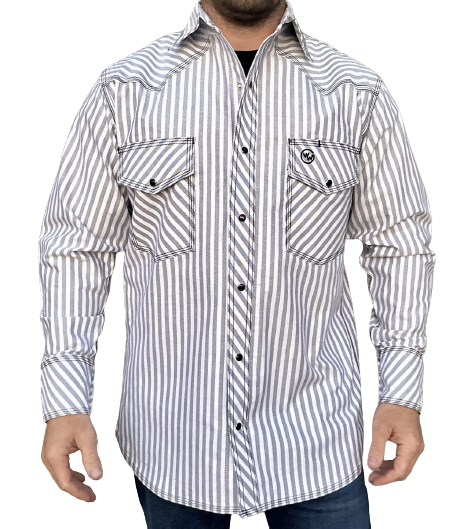 WW Triple Stitched Cotton Striped Shirts (Non FR)