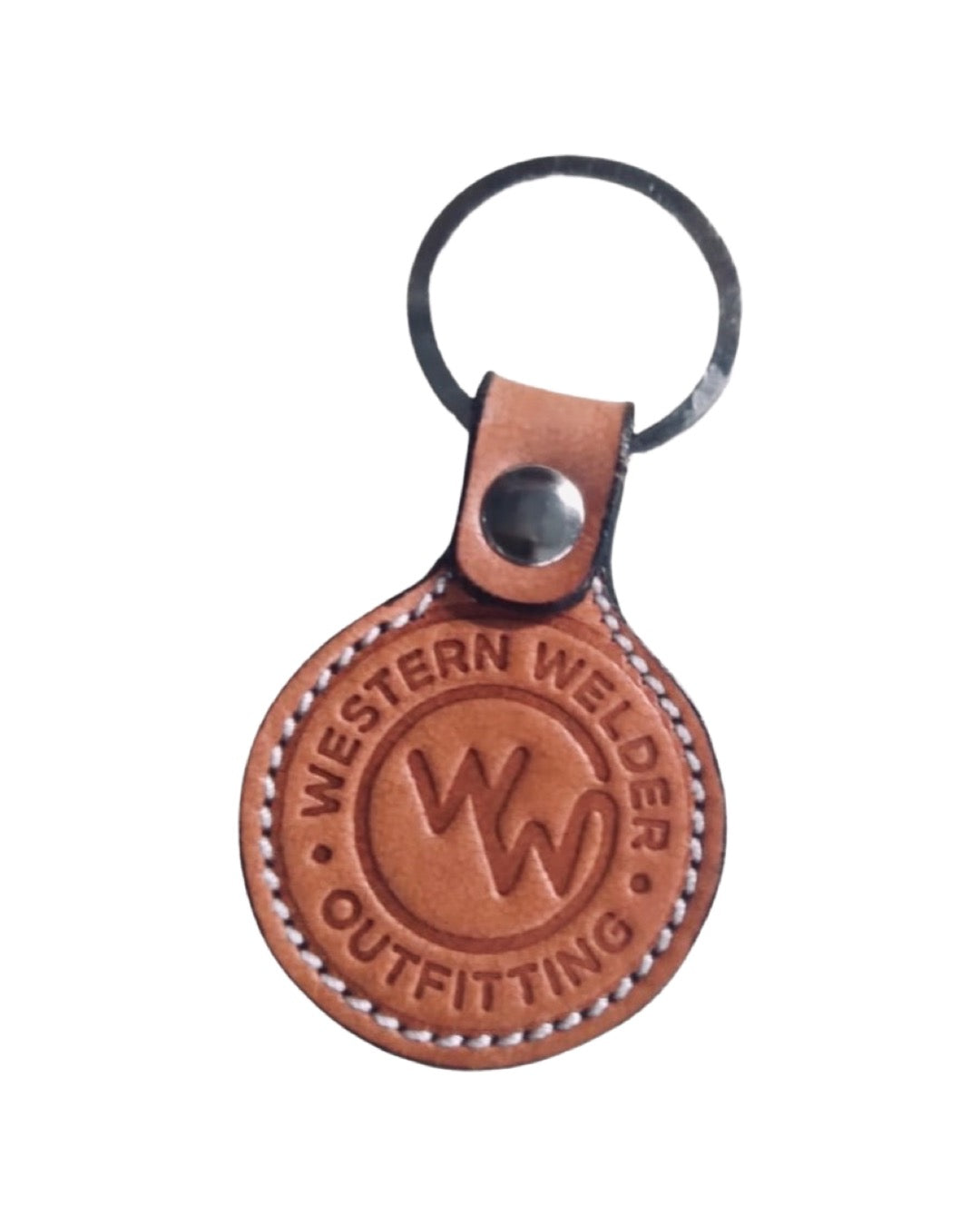Western Welder Leather Keychain